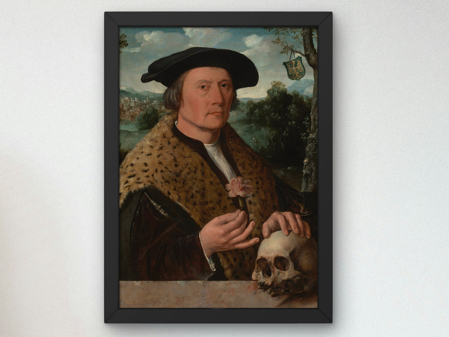 Pompeius Occo by Dirck Jacobsz 1531, Wall Art Print, Fine Art Reproduction, Museum Quality Decor, Poster