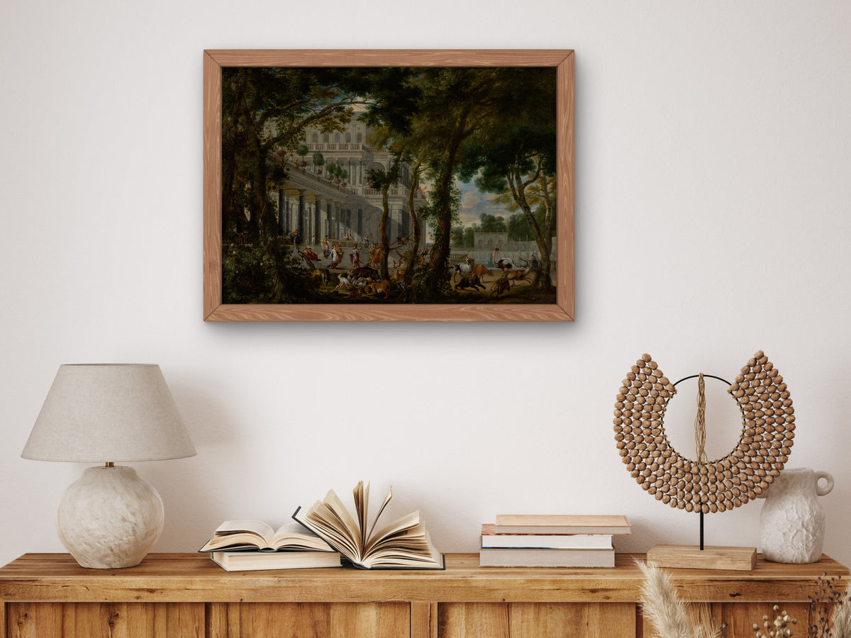 Ulysses at the Palace of Circe by Willem Schubart van Ehrenberg 1667, Wall Art Print, Fine Art Reproduction, Museum Quality Decor, Poster