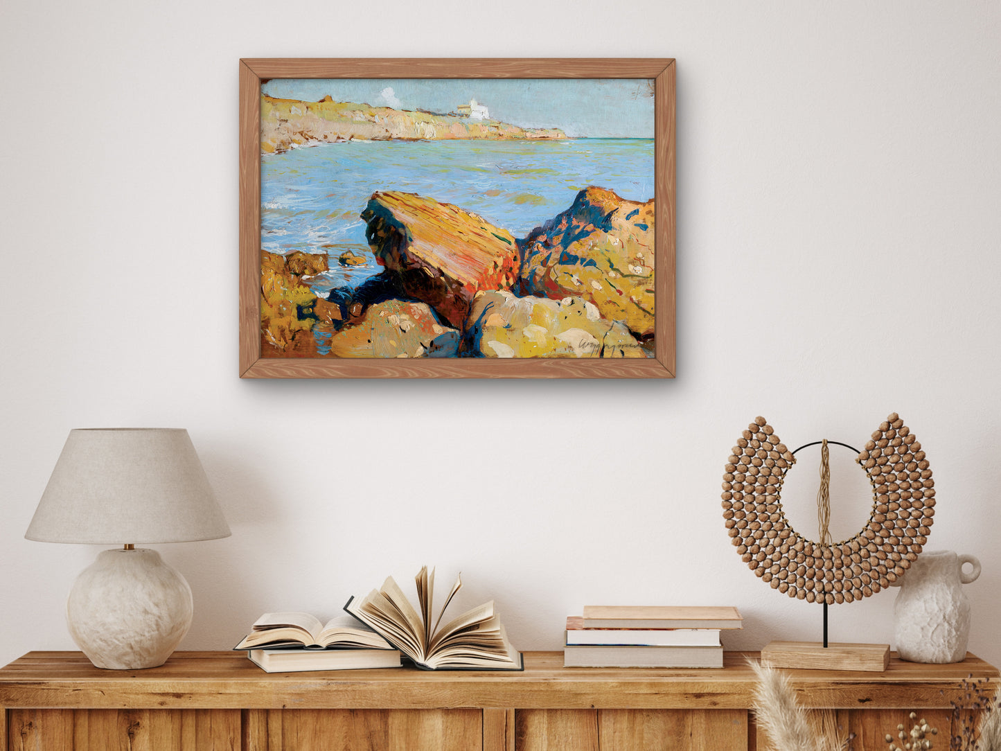 Porto di Anzio by Feliks Michał Wygrzywalski, Wall Art Print, Fine Art Reproduction, Museum Quality Decor, Poster