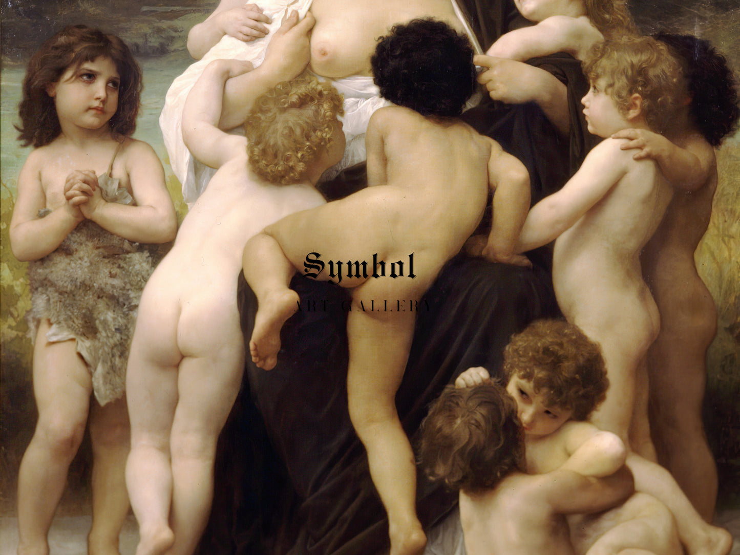 Alma Parens by William Bouguereau 1883, Wall Art Print, Fine Art Reproduction, Museum Quality Decor, Poster