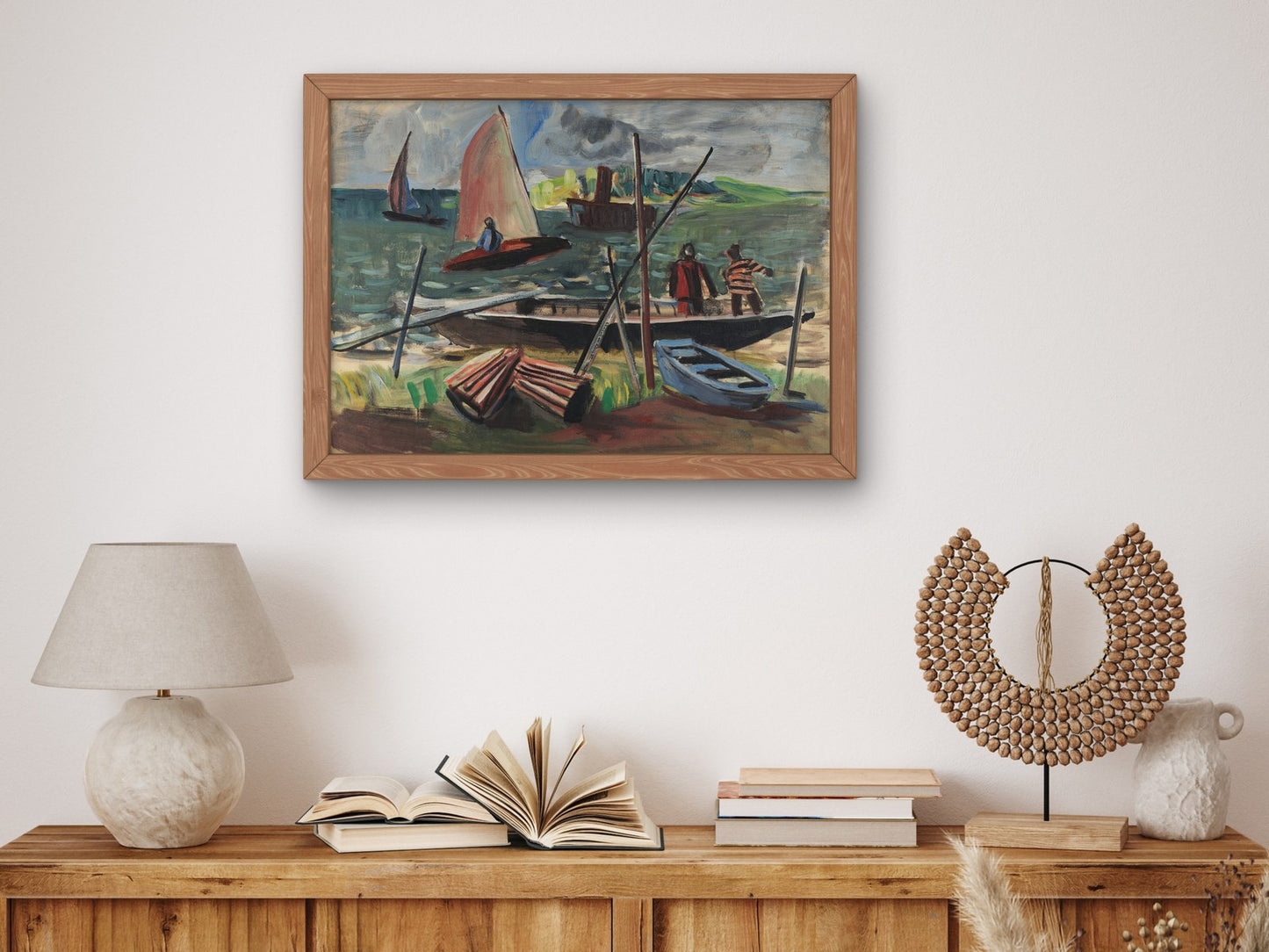 Marinha by Ernesto de Fiore 1940, Wall Art Print, Fine Art Reproduction, Museum Quality Decor, Poster