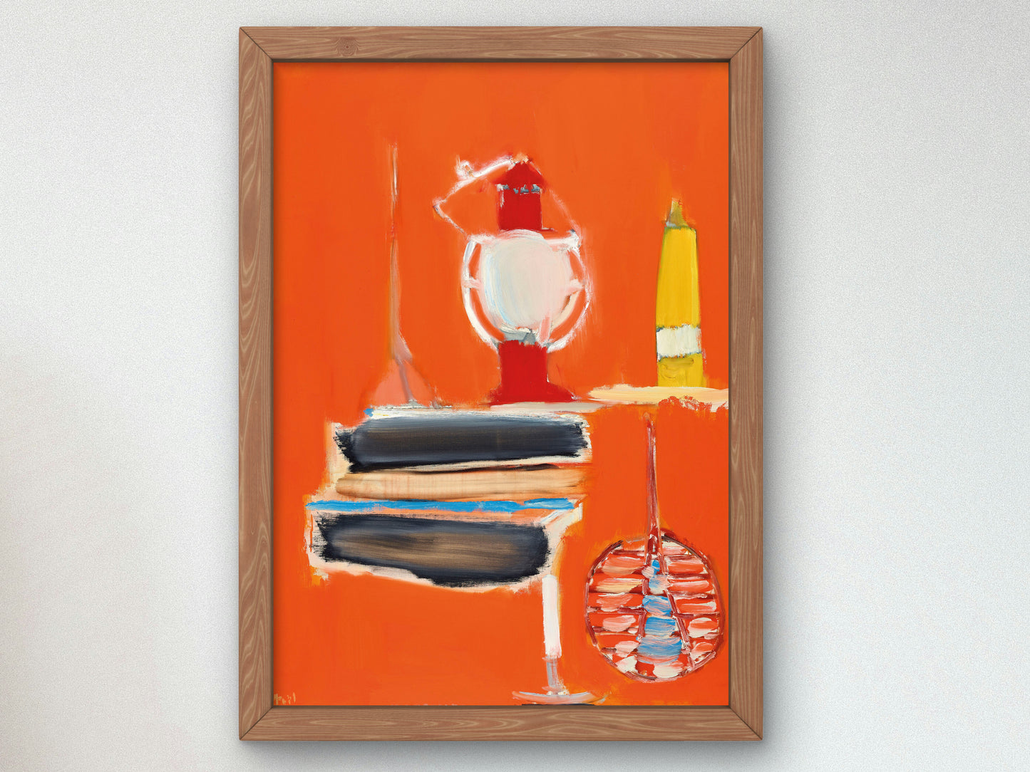 Lanterne by Nicolas de Staël 1955, Wall Art Print, Fine Art Reproduction, Museum Quality Decor, Poster