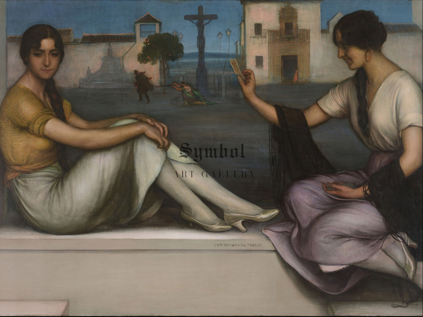 The Fortune Telling by Julio Romero de Torres 1922, Wall Art Print, Fine Art Reproduction, Museum Quality Decor, Poster