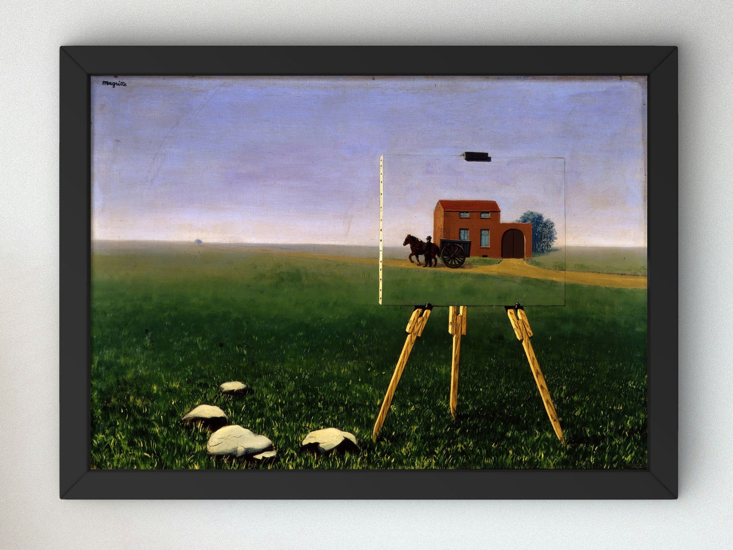 La Belle Captive II by René Magritte 1935, Wall Art Print, Fine Art Reproduction, Museum Quality Decor, Poster