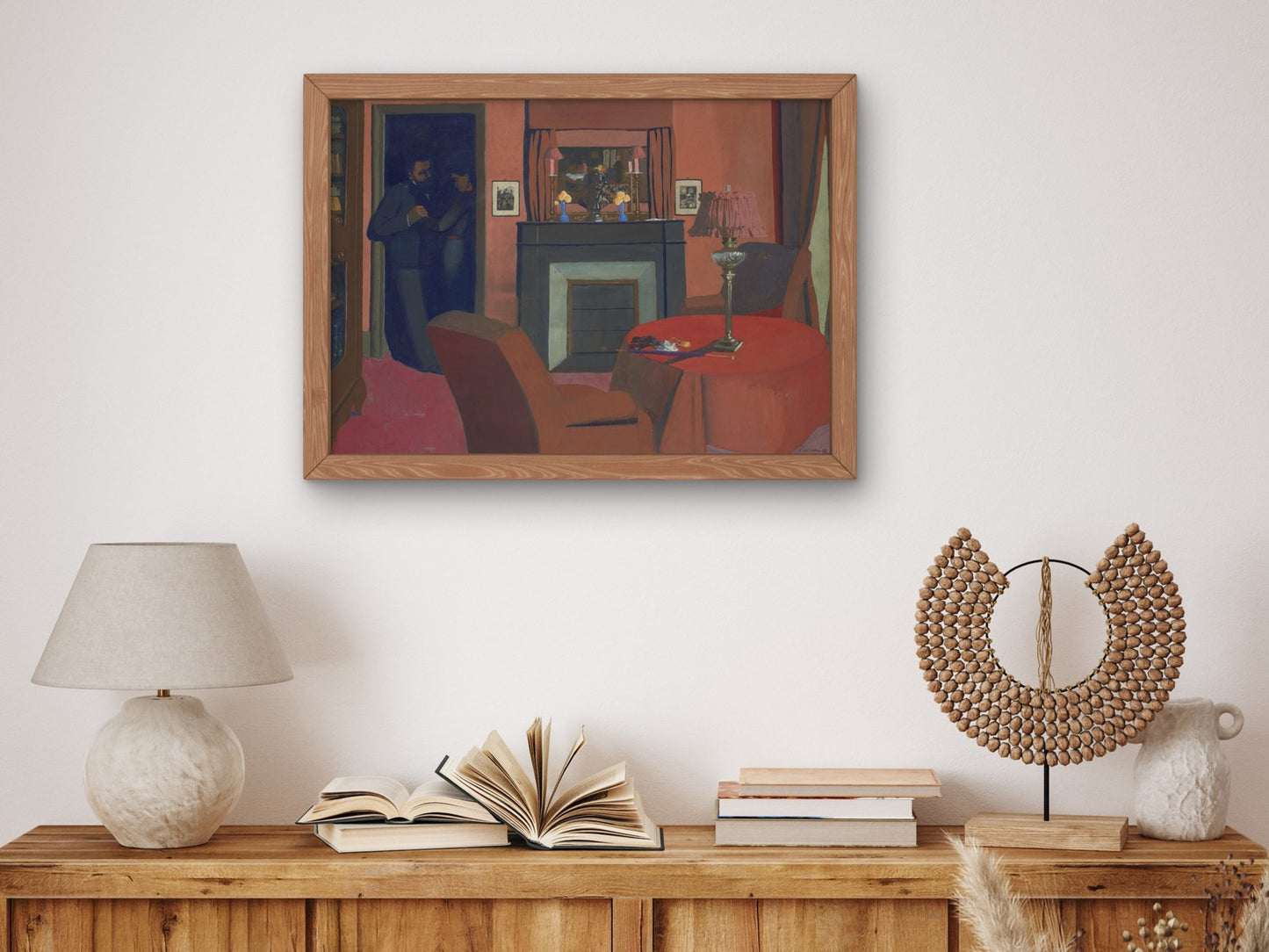 La Chambre Rouge by Félix Vallotton 1898, Wall Art Print, Fine Art Reproduction, Museum Quality Decor, Poster