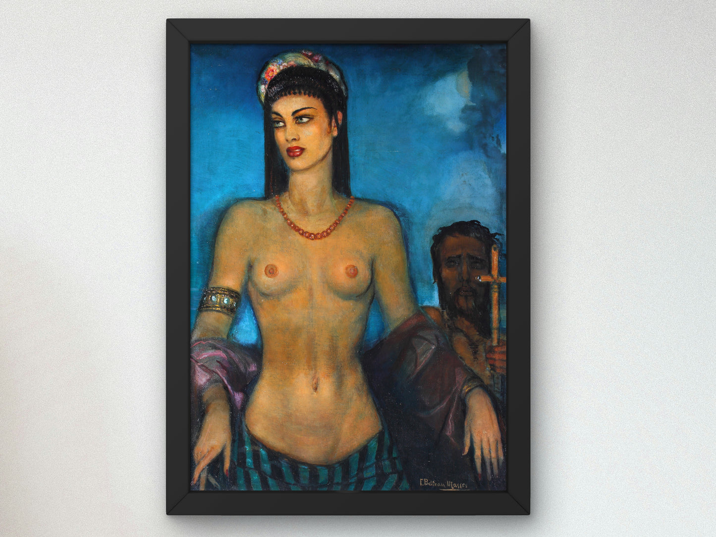 Salome by Federico Beltrán Masses 1932, Wall Art Print, Fine Art Reproduction, Museum Quality Decor, Poster