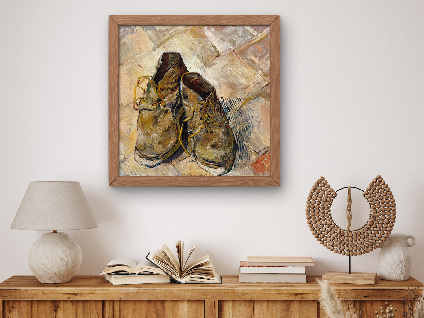 A Pair of Shoes by Vincent van Gogh 1888, Wall Art Print, Fine Art Reproduction, Museum Quality Decor, Poster