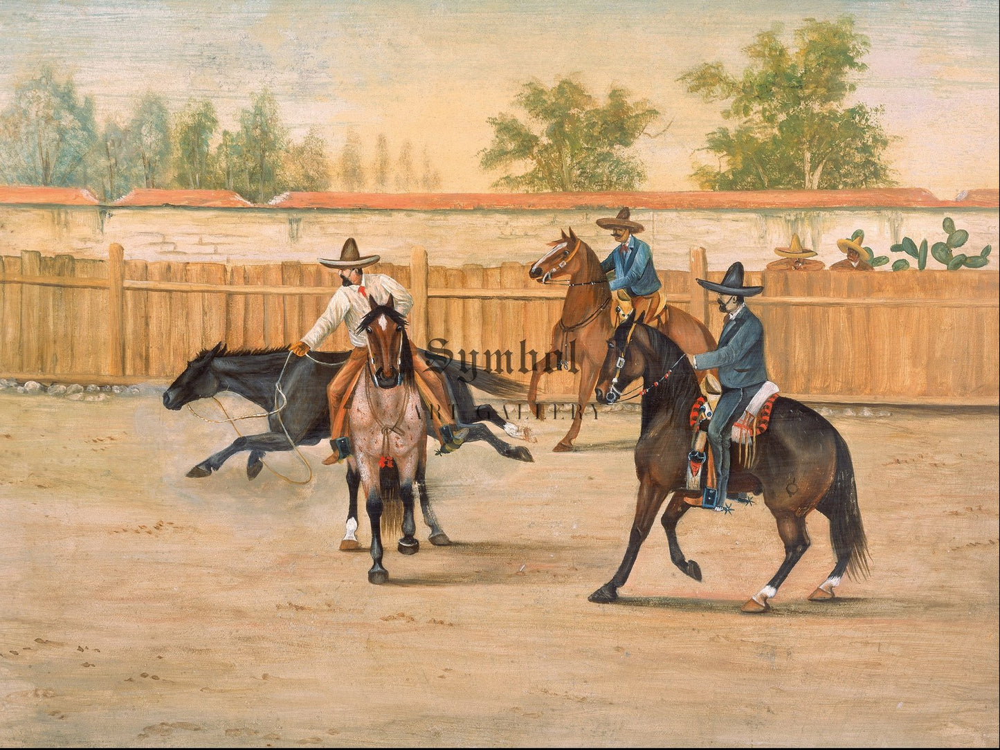 La Cala del Caballo by Ernesto Icaza 1910, Wall Art Print, Fine Art Reproduction, Museum Quality Decor, Poster