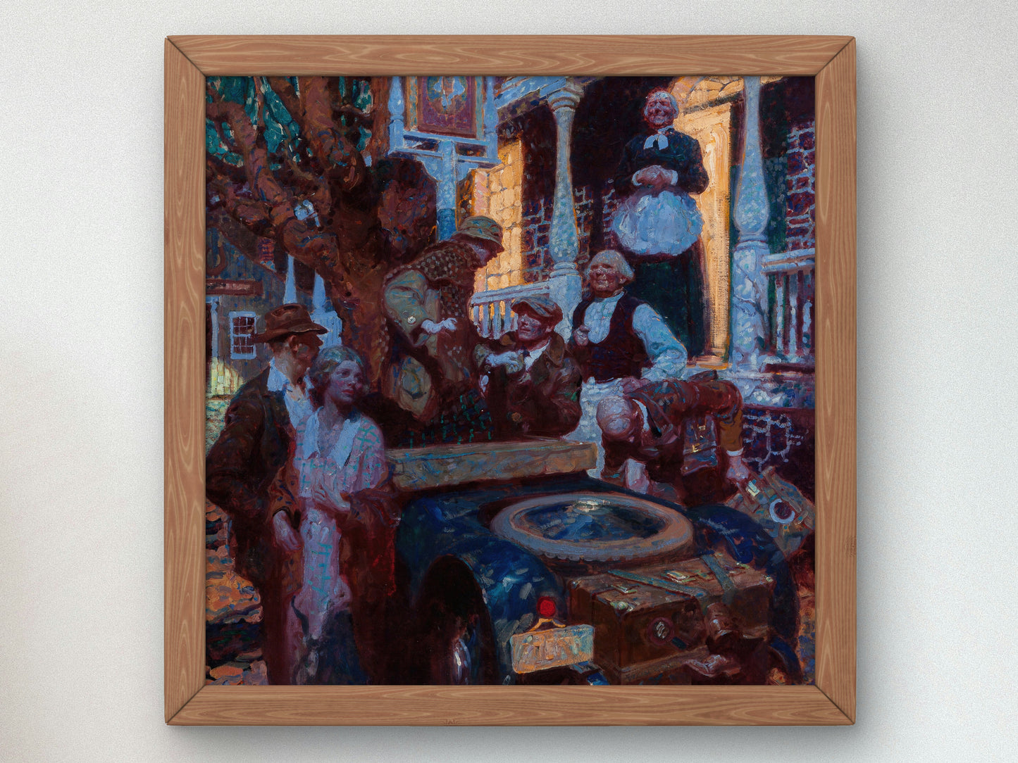 The Great Things of Life, Travel by Dean Cornwell 1921, Wall Art Print, Fine Art Reproduction, Museum Quality Decor, Poster