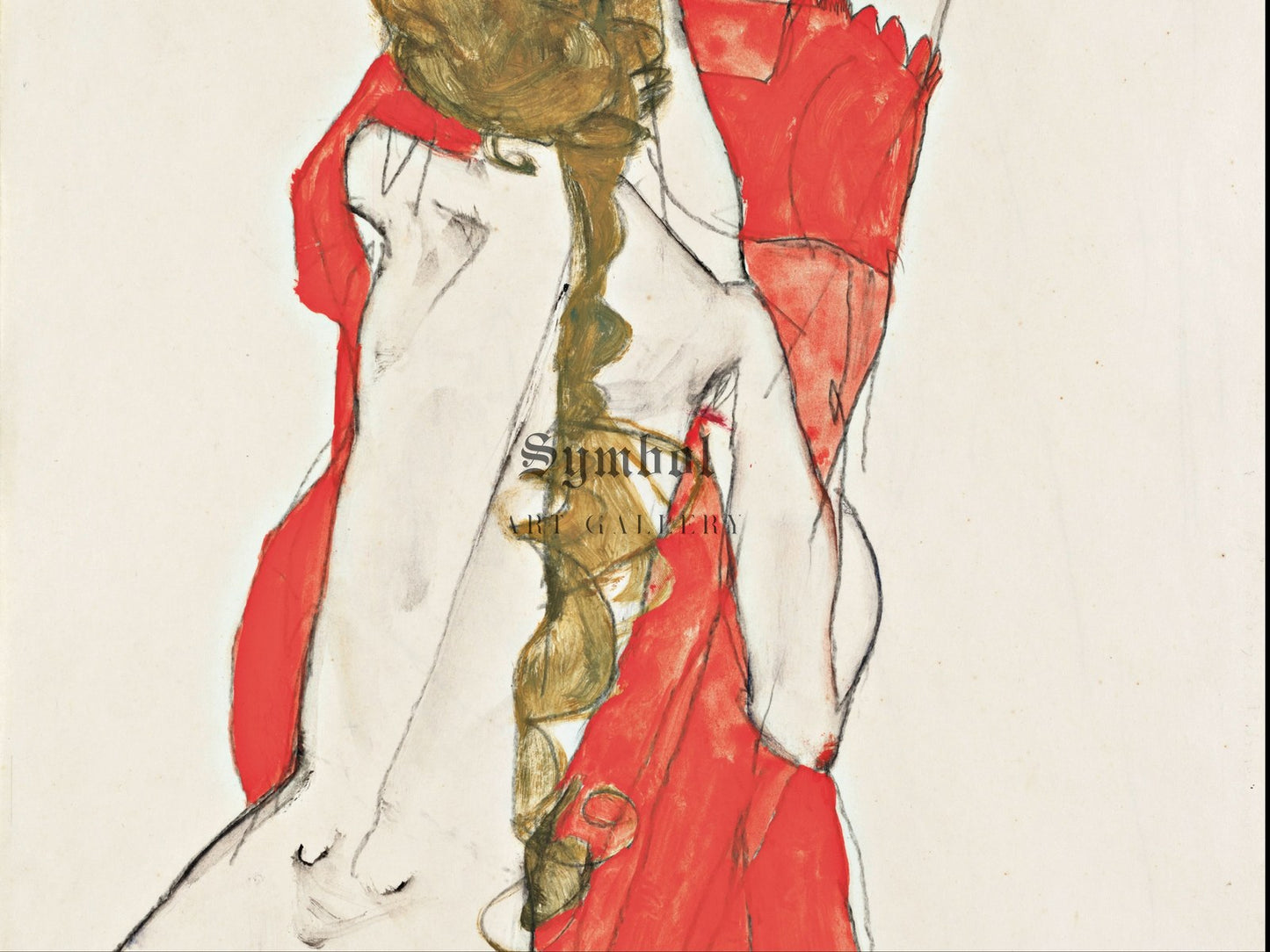Mother and Daughter by Egon Schiele 1913, Wall Art Print, Fine Art Reproduction, Museum Quality Decor, Poster