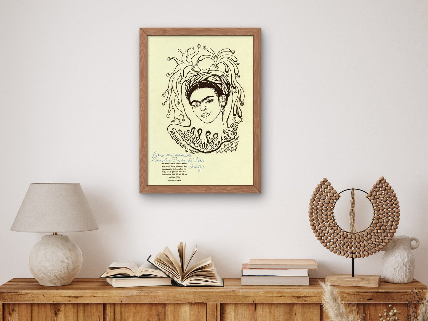 Frida by Diego Rivera 1955, Wall Art Print, Fine Art Reproduction, Museum Quality Decor, Poster