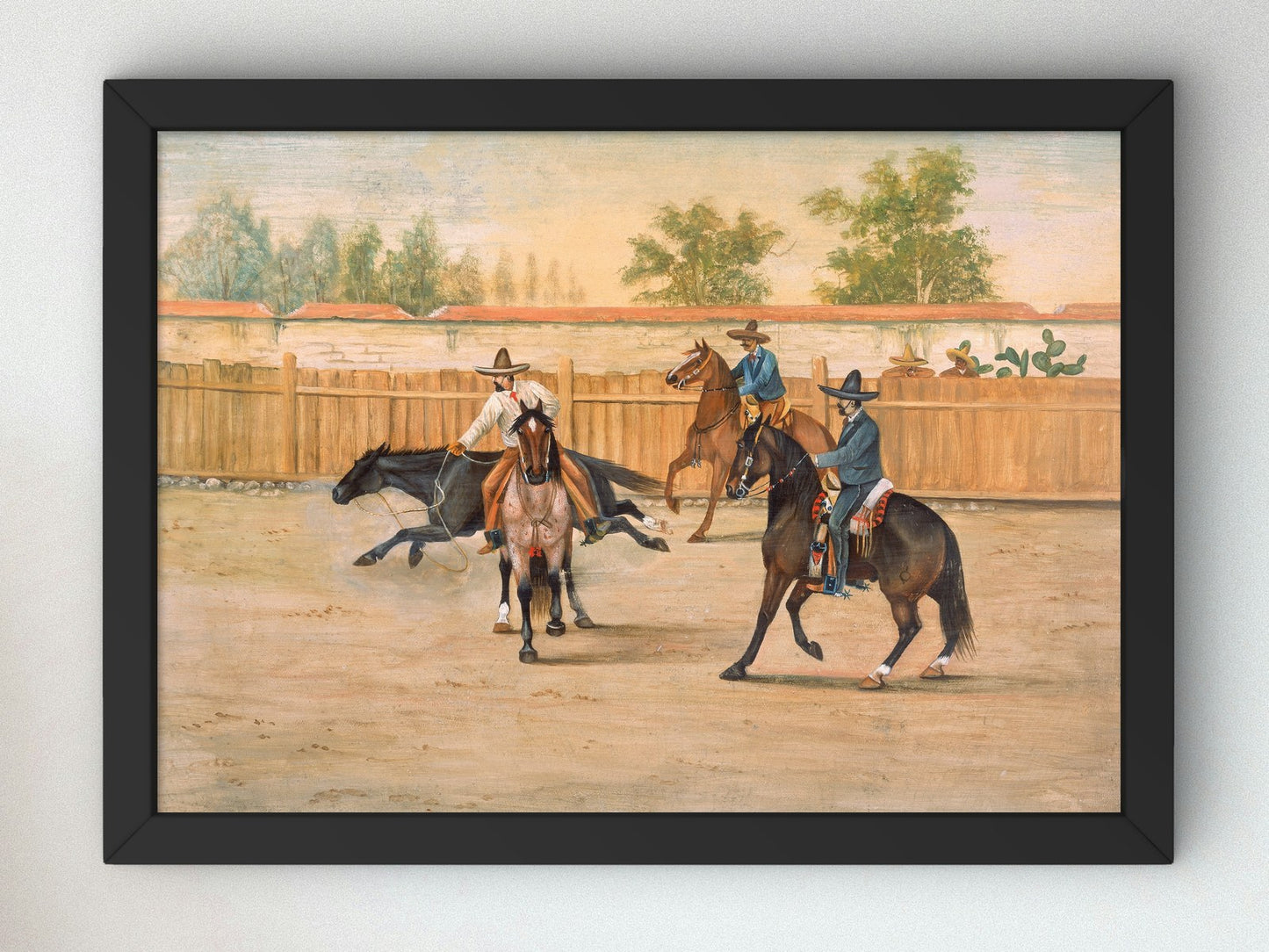 La Cala del Caballo by Ernesto Icaza 1910, Wall Art Print, Fine Art Reproduction, Museum Quality Decor, Poster