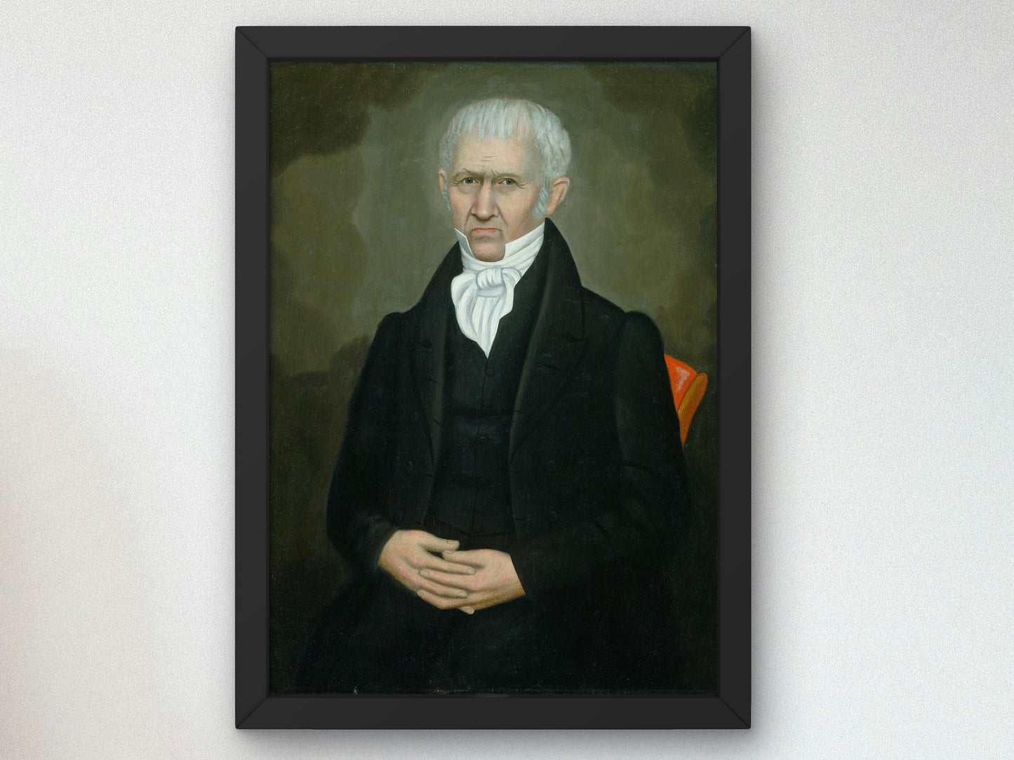 Mr. Pease by Erastus Salisbury Field 1837, Wall Art Print, Fine Art Reproduction, Museum Quality Decor, Poster