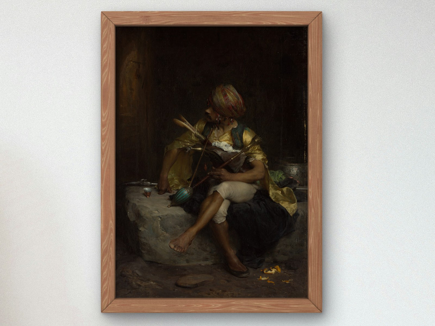 A Bashi bazouk by Charles Bargue 1875, Wall Art Print, Fine Art Reproduction, Museum Quality Decor, Poster