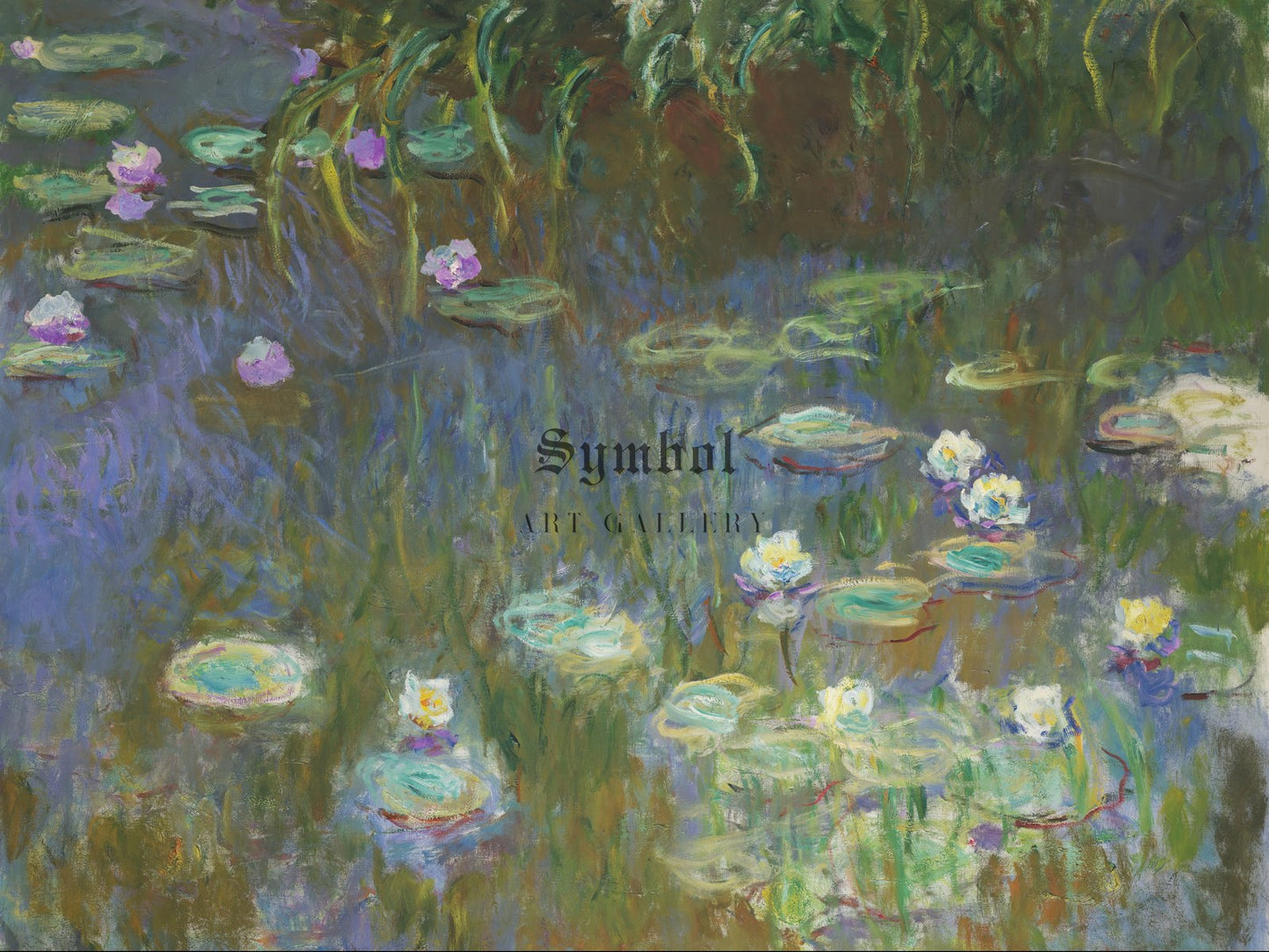Water Lilies by Claude Monet 1922, Wall Art Print, Fine Art Reproduction, Museum Quality Decor, Poster
