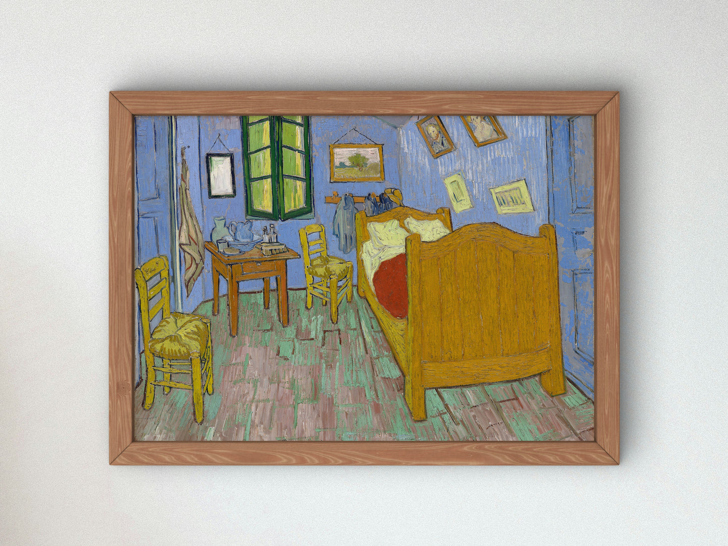 The Bedroom by Vincent van Gogh 1889, Wall Art Print, Fine Art Reproduction, Museum Quality Decor, Poster
