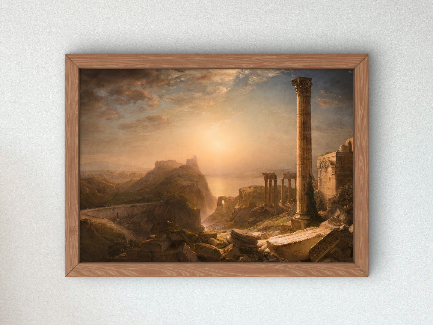Syria by the Sea by Frederic Edwin Church 1873, Wall Art Print, Fine Art Reproduction, Museum Quality Decor, Poster