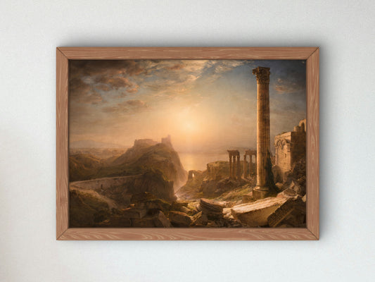 Syria by the Sea by Frederic Edwin Church 1873, Wall Art Print, Fine Art Reproduction, Museum Quality Decor, Poster