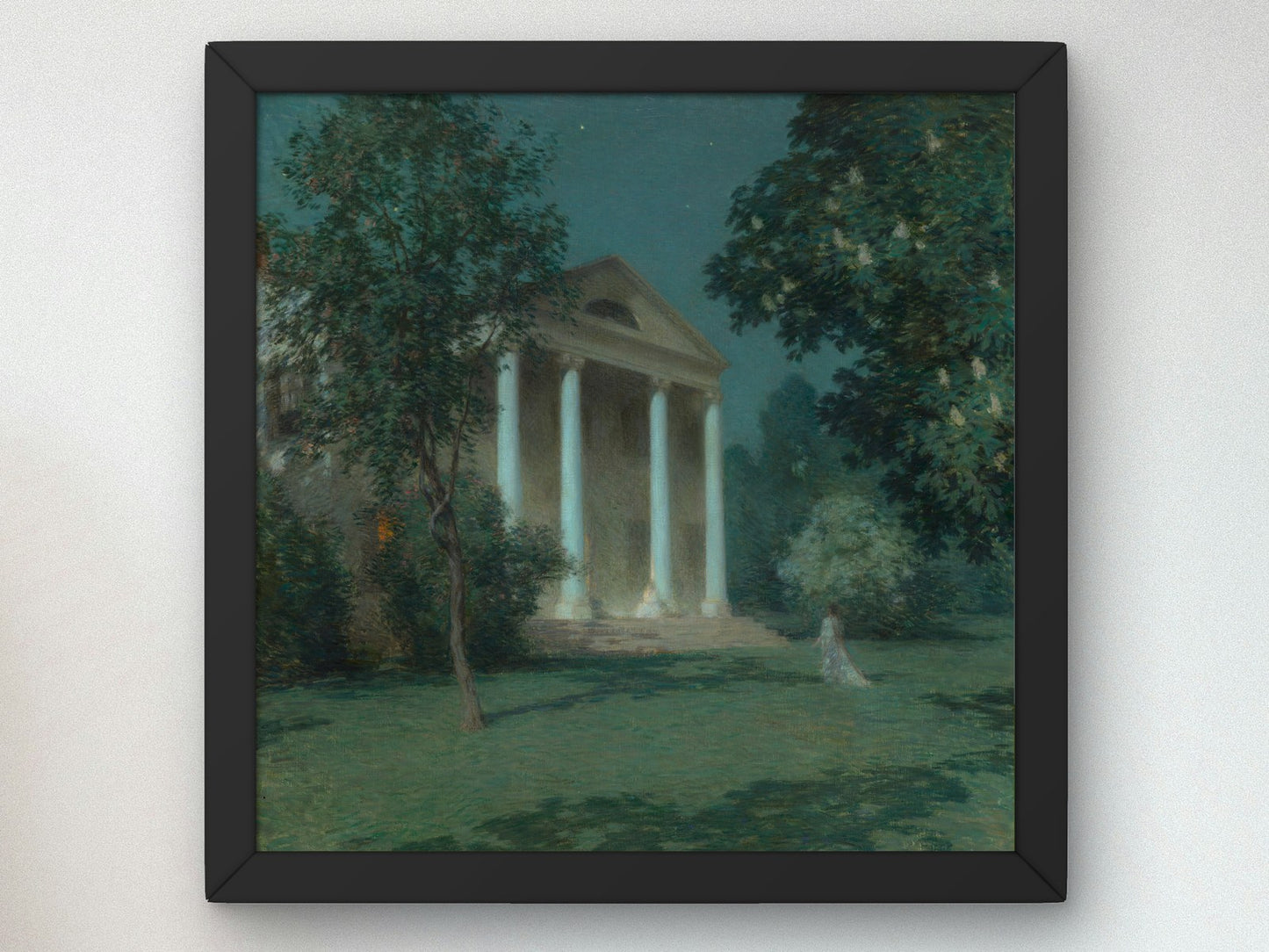 May Night by Willard Leroy Metcalf 1906, Wall Art Print, Fine Art Reproduction, Museum Quality Decor, Poster