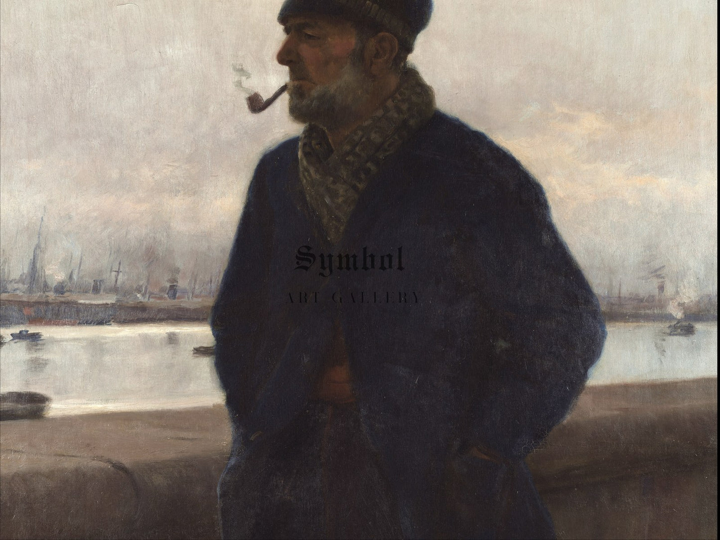 Portrait of a Barceloneta Cooper by Dionisio Baixeras Verdaguer 1890, Wall Art Print, Fine Art Reproduction, Museum Quality Decor, Poster