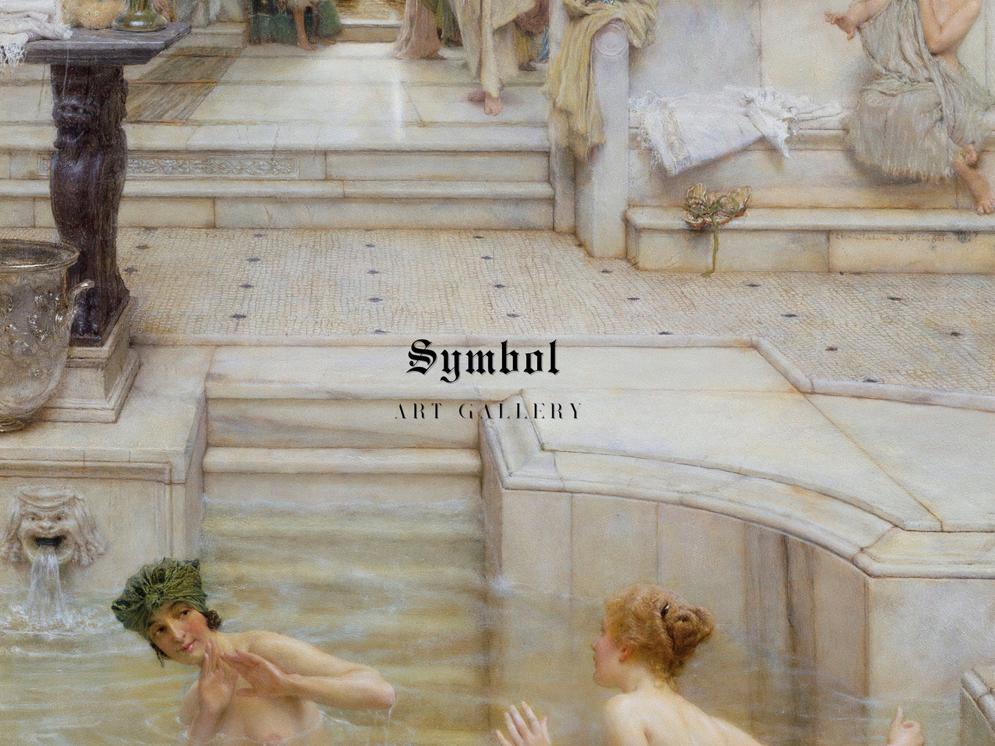 A Favourite Custom by Lawrence Alma Tadema 1909, Wall Art Print, Fine Art Reproduction, Museum Quality Decor, Poster