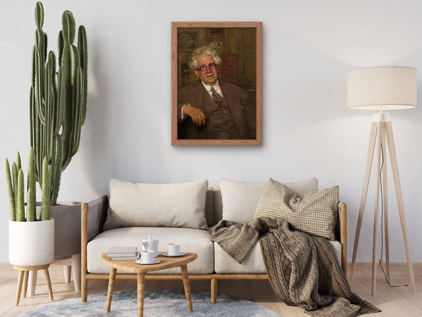 Portrait of José da Silva Brandão by Eliseu Visconti 1932, Wall Art Print, Fine Art Reproduction, Museum Quality Decor, Poster