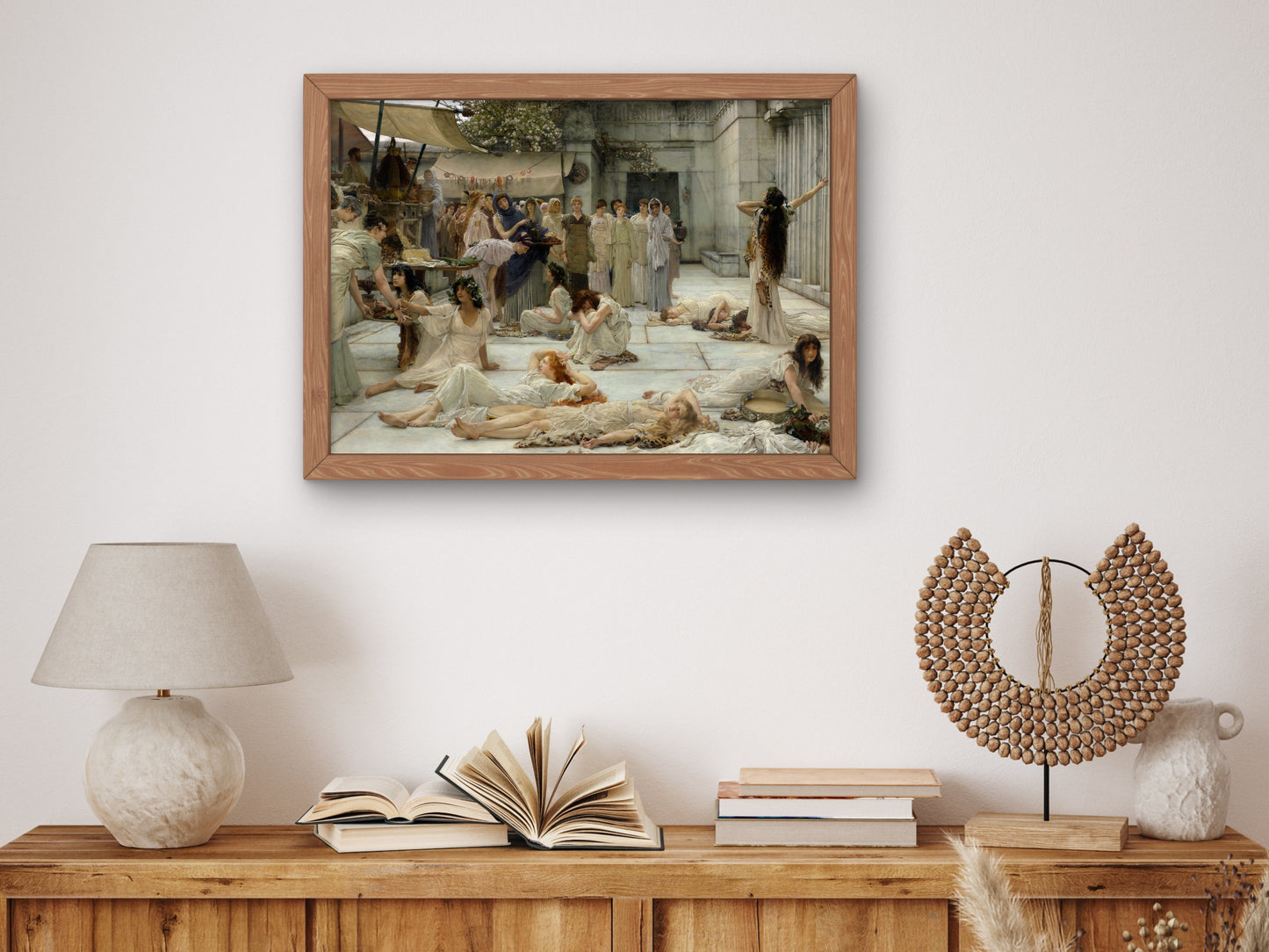 The Women of Amphissa by Lawrence Alma Tadema 1887, Wall Art Print, Fine Art Reproduction, Museum Quality Decor, Poster
