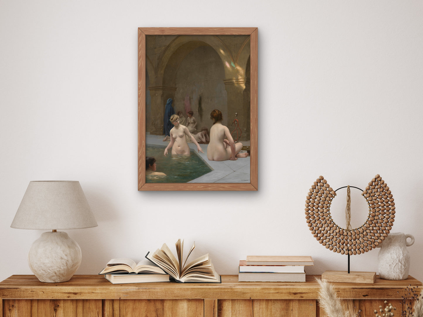 Bathers by Jean Léon Gérôme 1884, Wall Art Print, Fine Art Reproduction, Museum Quality Decor, Poster
