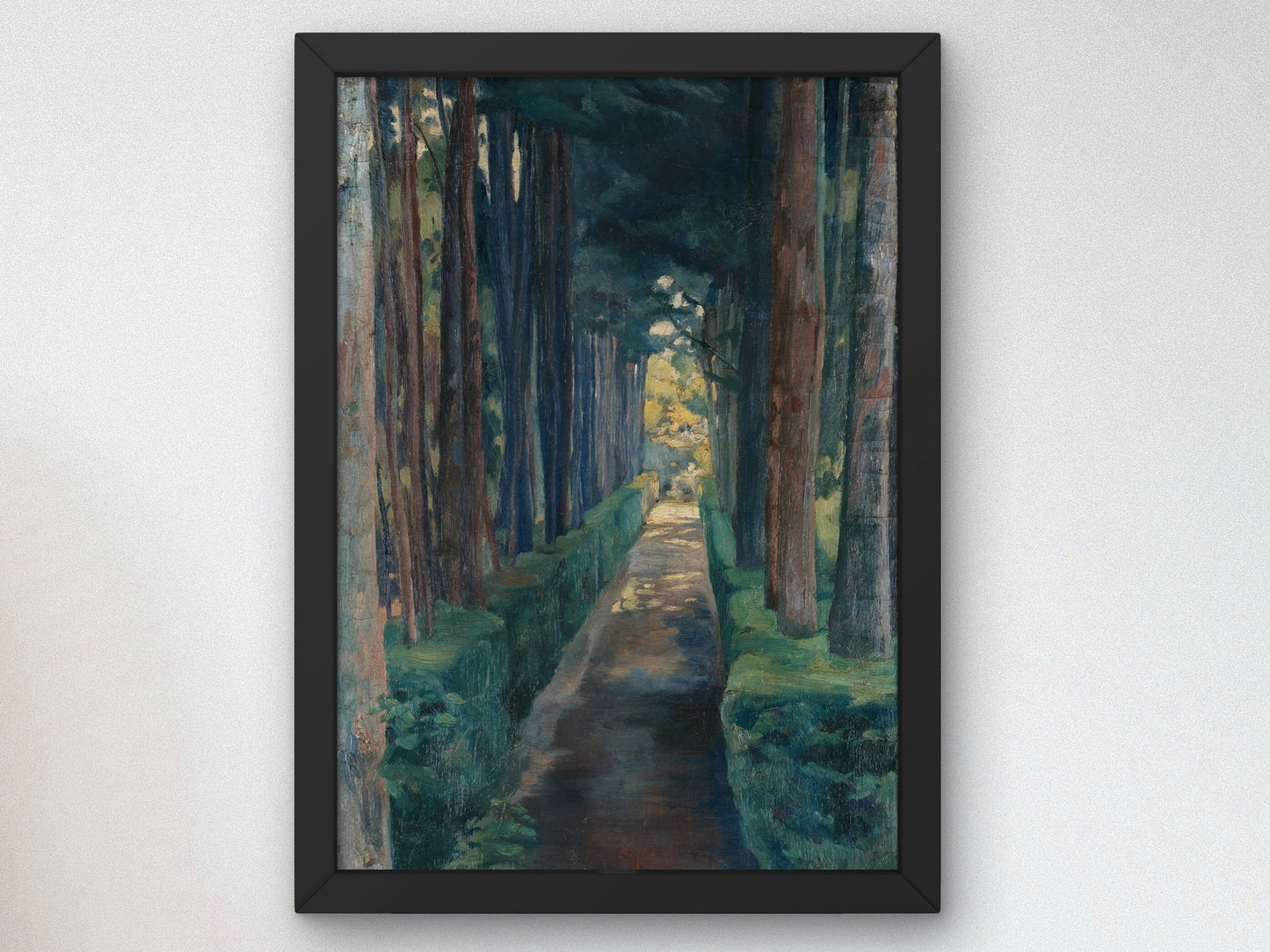 Paseo de los Melancolicos by Diego Rivera 1904, Wall Art Print, Fine Art Reproduction, Museum Quality Decor, Poster