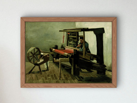Weaver by Vincent van Gogh 1884, Wall Art Print, Fine Art Reproduction, Museum Quality Decor, Poster