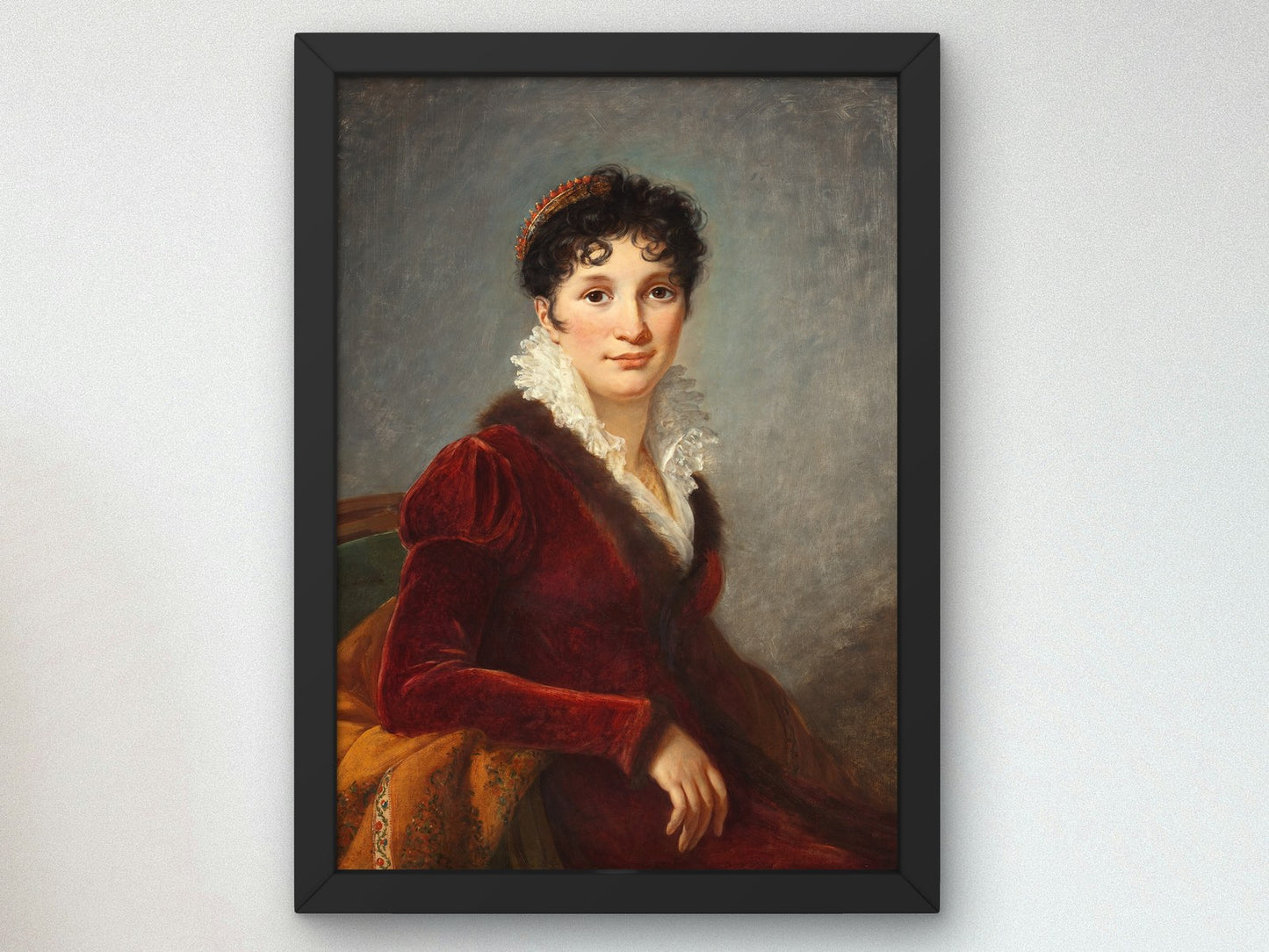 Portrait of Princess Fanny Biron von Curland by Élisabeth Vigée Le Brun 1810, Wall Art Print, Fine Art Reproduction, Museum Quality Decor