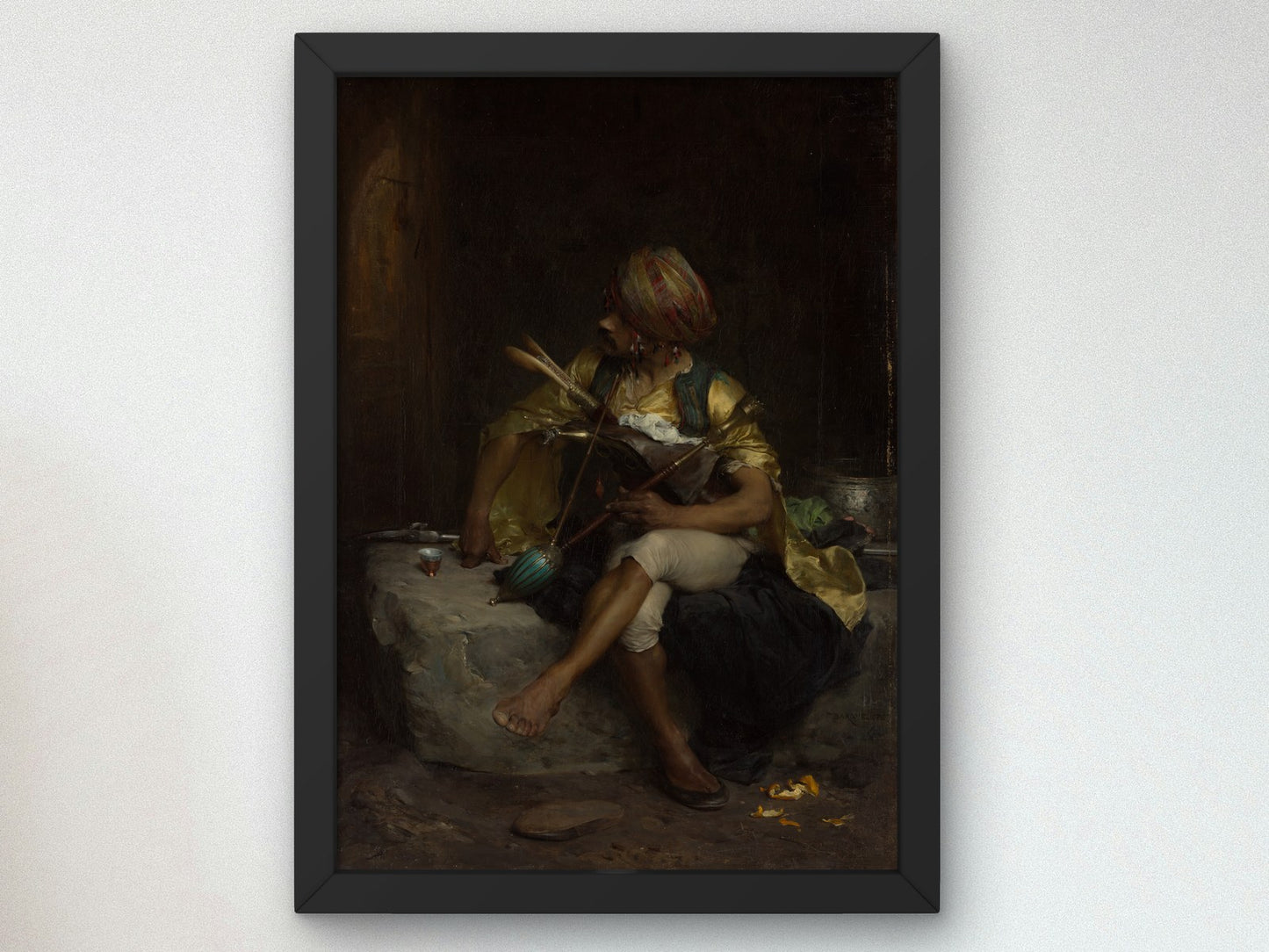 A Bashi bazouk by Charles Bargue 1875, Wall Art Print, Fine Art Reproduction, Museum Quality Decor, Poster