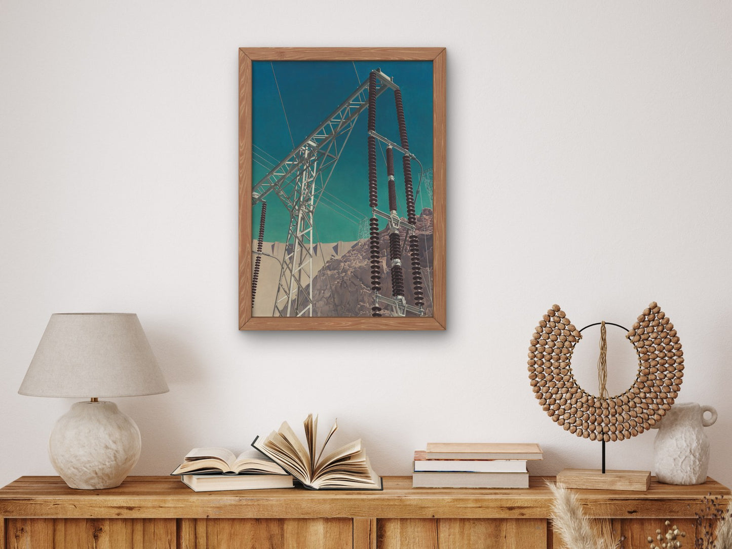 Conversation Sky and Earth by Charles Sheeler 1940, Wall Art Print, Fine Art Reproduction, Museum Quality Decor, Poster