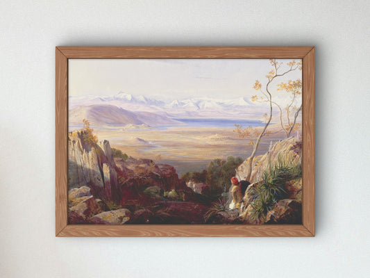 Butrinto Albania by Edward Lear 1861, Wall Art Print, Fine Art Reproduction, Museum Quality Decor, Poster