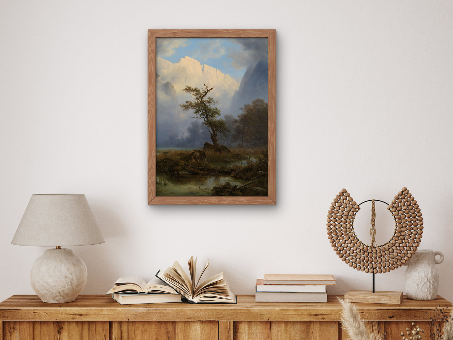 Duck Shooting on an Autumn Morning by Königssee by Thomas Fearnley 1835, Wall Art Print, Fine Art Reproduction, Museum Quality Decor, Poster