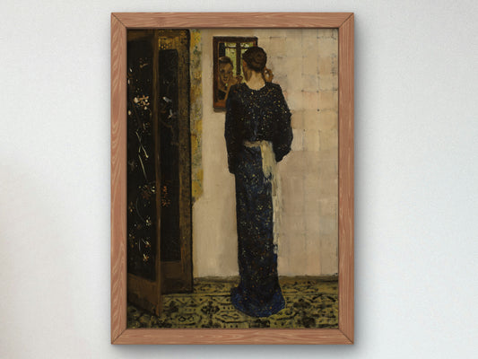 The Earring by George Hendrik Breitner 1893, Wall Art Print, Fine Art Reproduction, Museum Quality Decor, Poster