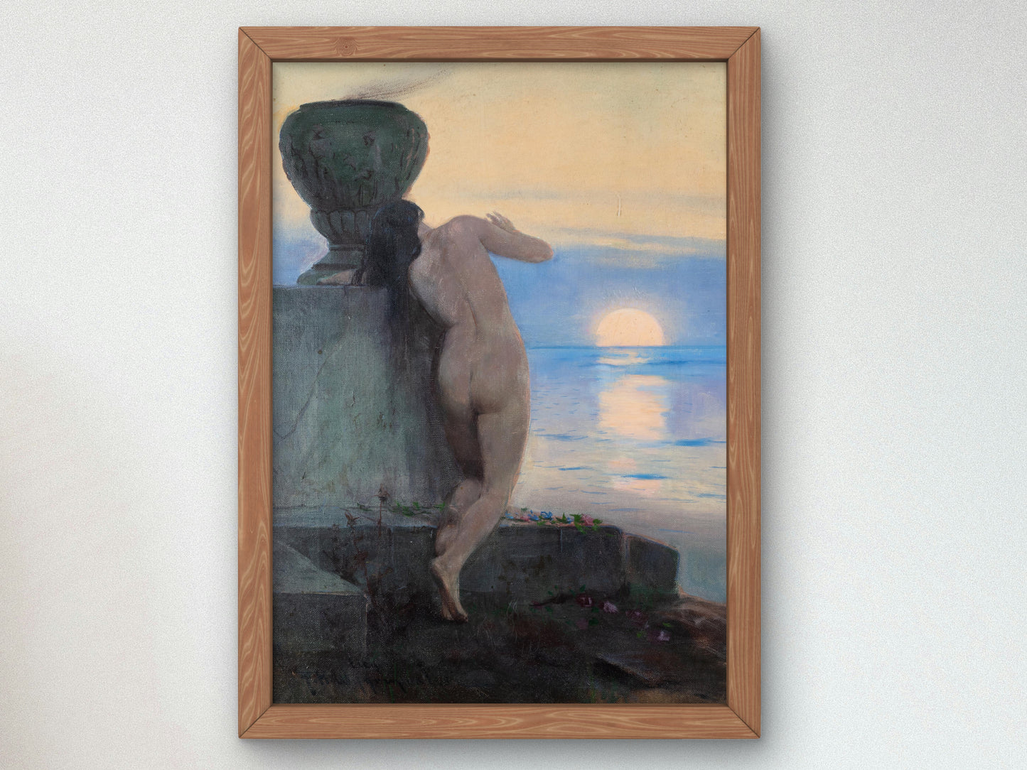 Elegy by Feliks Michał Wygrzywalski, Wall Art Print, Fine Art Reproduction, Museum Quality Decor, Poster