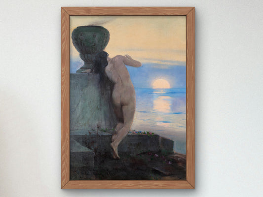 Elegy by Feliks Wygrzywalski, Wall Art Print, Fine Art Reproduction, Museum Quality Decor, Poster