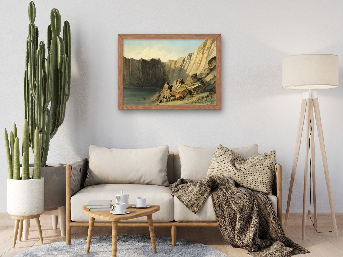 Baie de la Corne à l'Est du Cap Nord by Émile Lassalle, Wall Art Print, Fine Art Reproduction, Museum Quality Decor, Poster