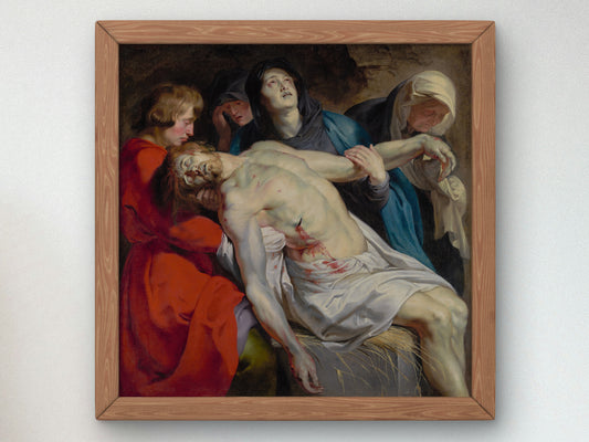 The Entombment by Peter Paul Rubens 1612, Wall Art Print, Fine Art Reproduction, Museum Quality Decor, Poster