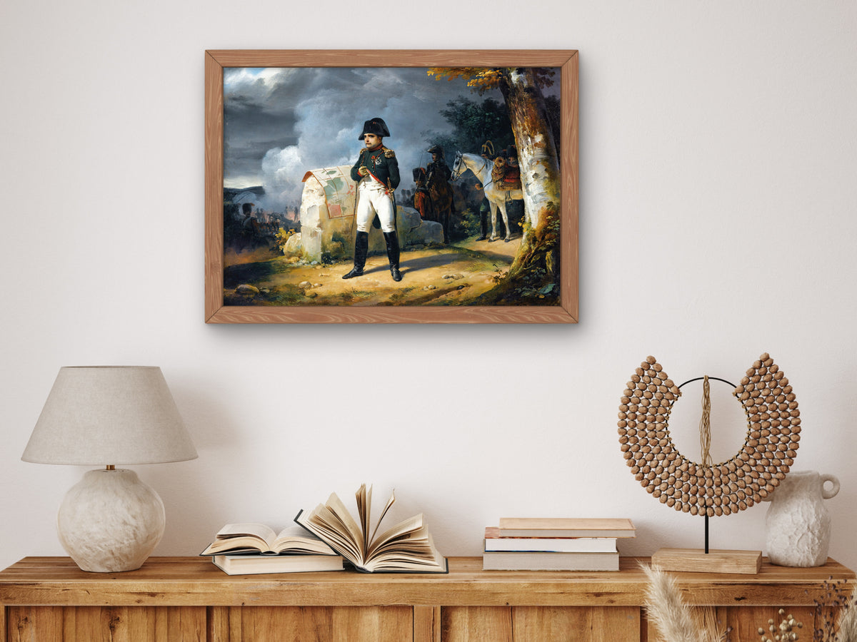 Napoleon at Charleroi by Horace Vernet 1823, Wall Art Print, Fine Art Reproduction, Museum Quality Decor, Poster