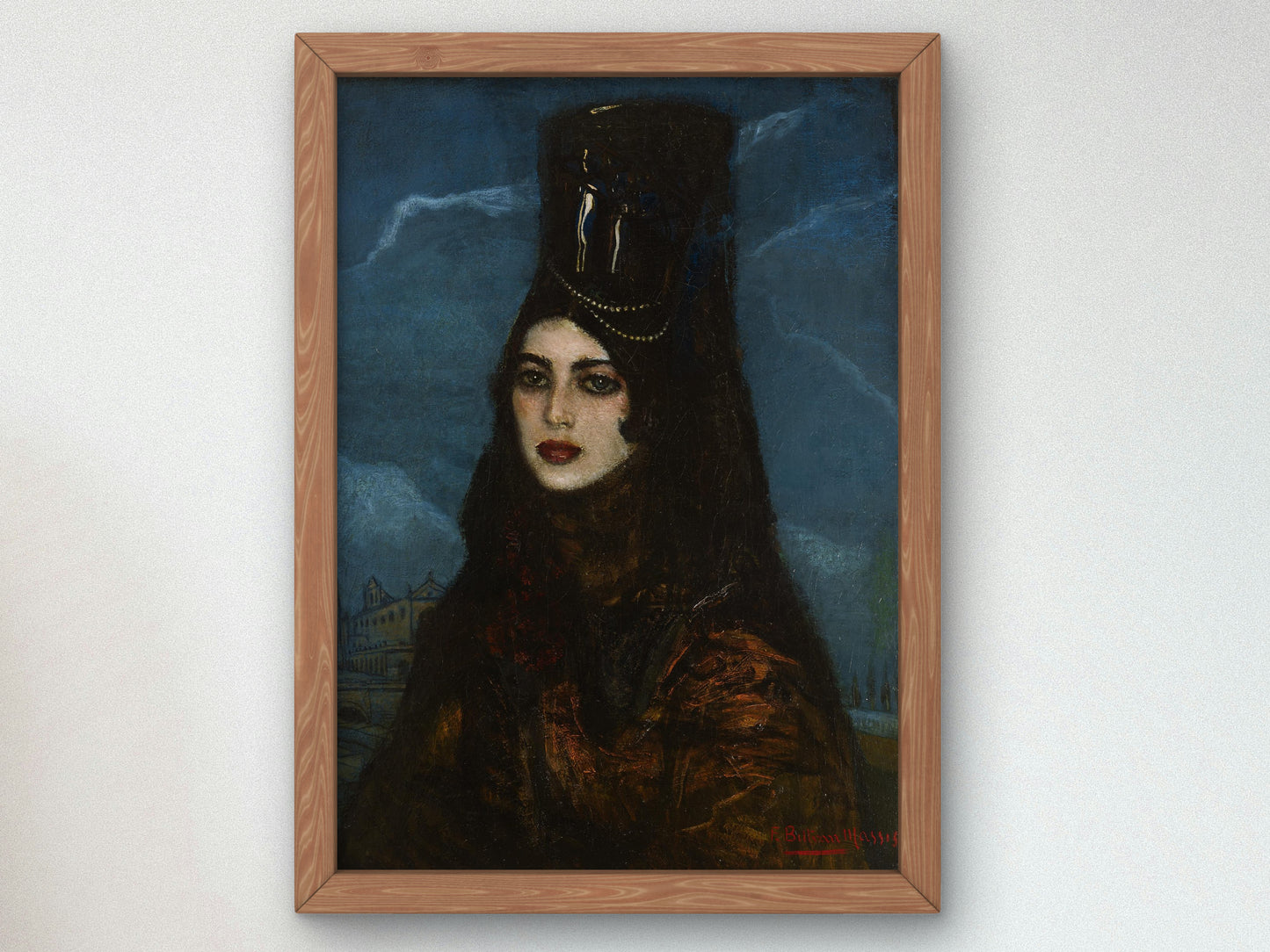 The Fiancé of the Legionnaire by Federico Beltrán Masses, Wall Art Print, Fine Art Reproduction, Museum Quality Decor, Poster