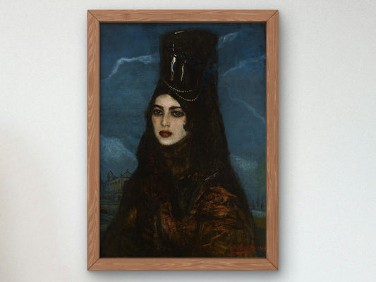 The Fiancé of the Legionnaire by Federico Beltrán Masses, Wall Art Print, Fine Art Reproduction, Museum Quality Decor, Poster