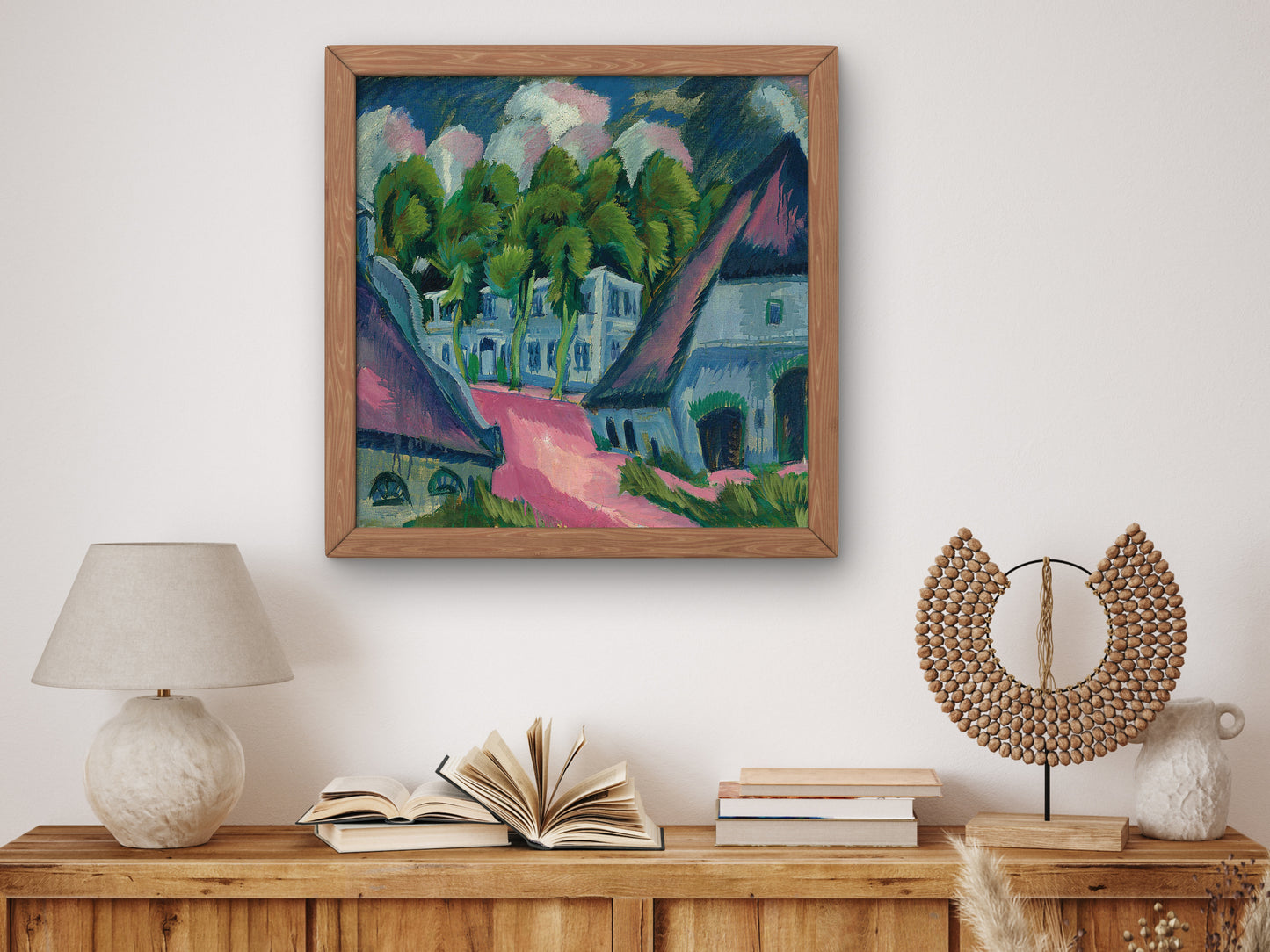 Gut Staberhof III by Ernst Ludwig Kirchner 1913, Wall Art Print, Fine Art Reproduction, Museum Quality Decor, Poster