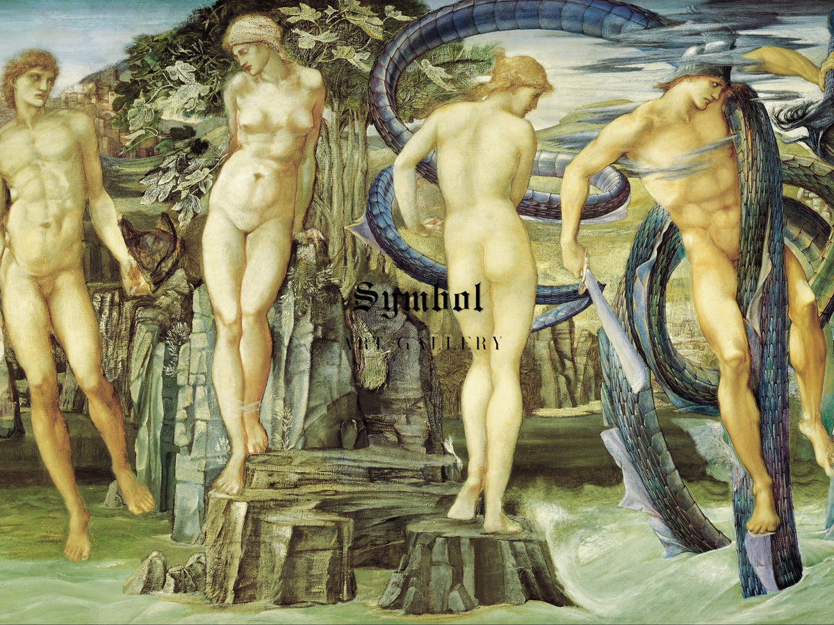 Perseus and Andromeda by Edward Coley Burne Jones 1876, Wall Art Print, Fine Art Reproduction, Museum Quality Decor, Poster