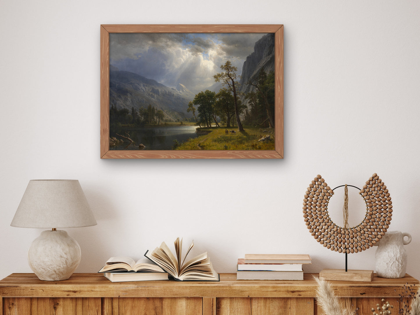 Mount Starr King, Yosemite by Albert Bierstadt 1866, Wall Art Print, Fine Art Reproduction, Museum Quality Decor, Poster