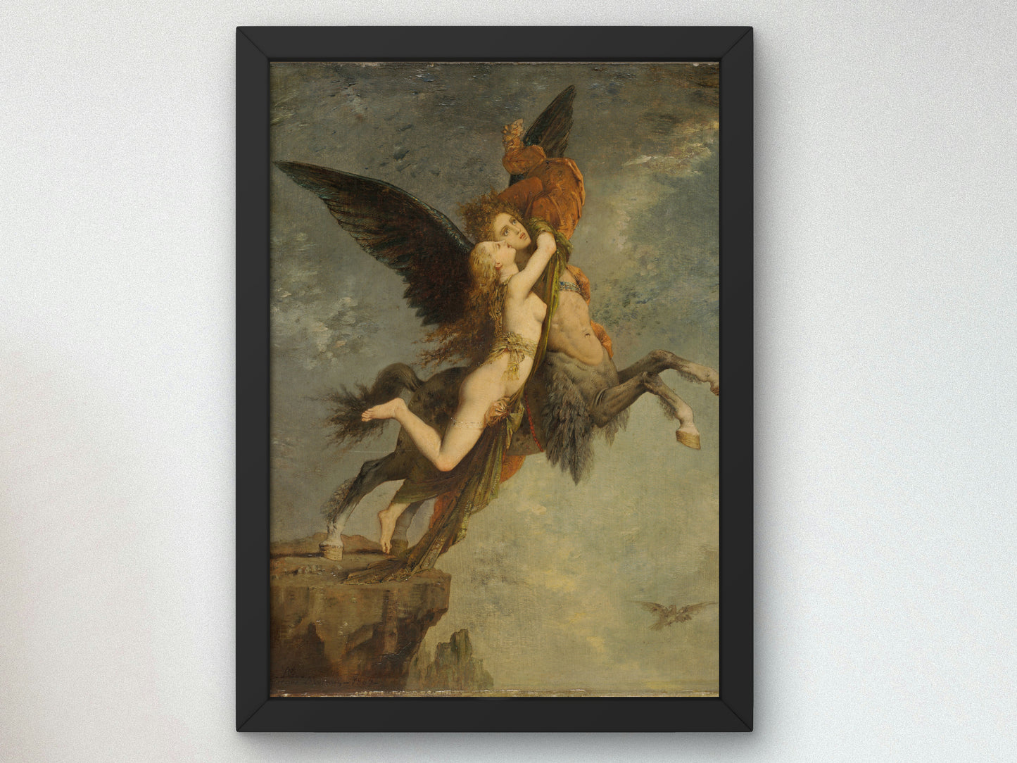 The Chimera by Gustave Moreau 1867, Wall Art Print, Fine Art Reproduction, Museum Quality Decor, Poster