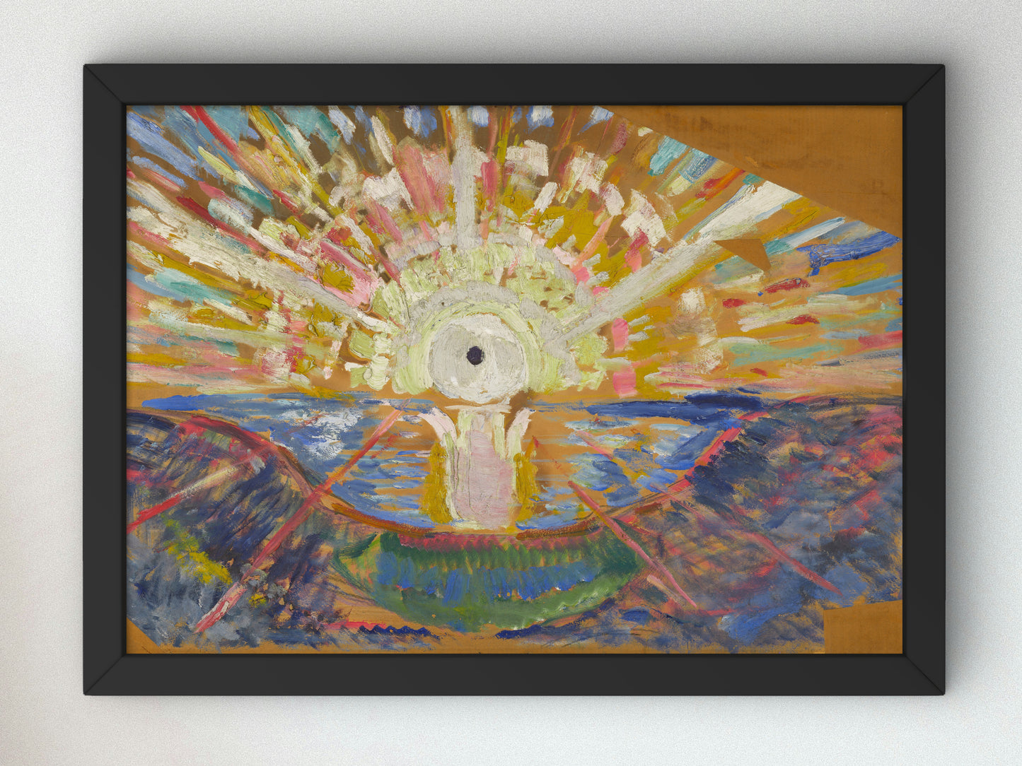 The Sun by Edvard Munch 1910, Wall Art Print, Fine Art Reproduction, Museum Quality Decor, Poster