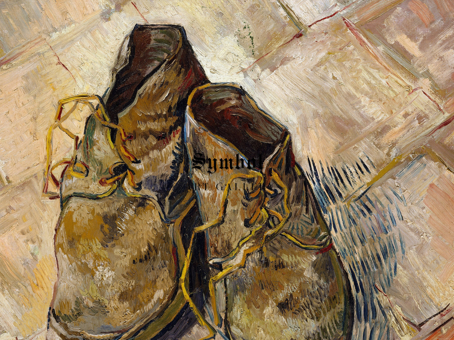 A Pair of Shoes by Vincent van Gogh 1888, Wall Art Print, Fine Art Reproduction, Museum Quality Decor, Poster