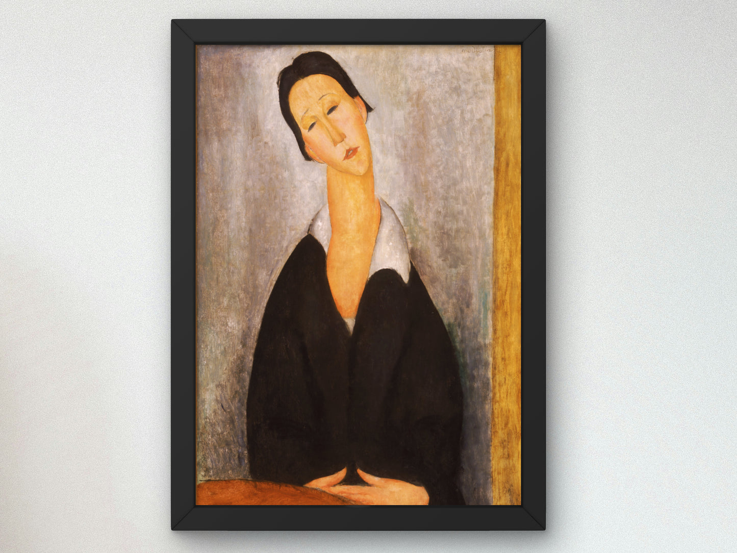 Portrait of a Polish Woman by Amedeo Modigliani, Wall Art Print, Fine Art Reproduction, Museum Quality Decor, Poster